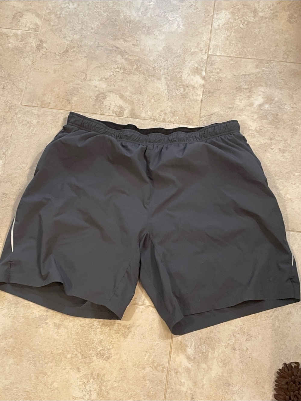 Russell Athletic Black Men's Training Shorts with Reflective Trim